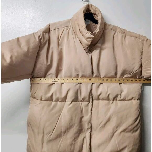 Daily Ritual Womens Padded Belted Puffer Jacket,Taupe Size XXL - Picture 7 of 16
